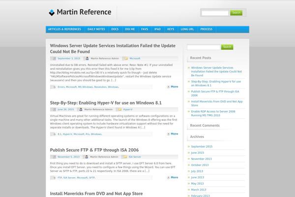 Blue and Grey theme site design template sample