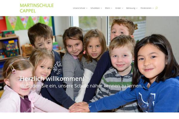 Divi Child theme site design template sample