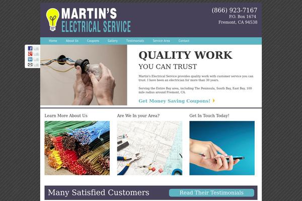 Frontend theme site design template sample