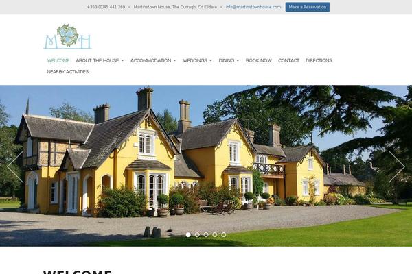 Bordeaux theme site design template sample