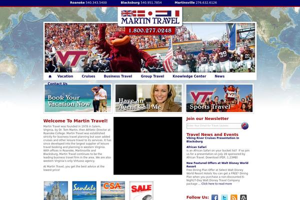 martintravel.com site used Martin