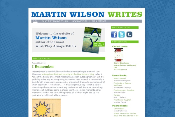 Martin theme site design template sample