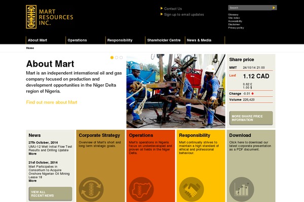 mart theme websites examples