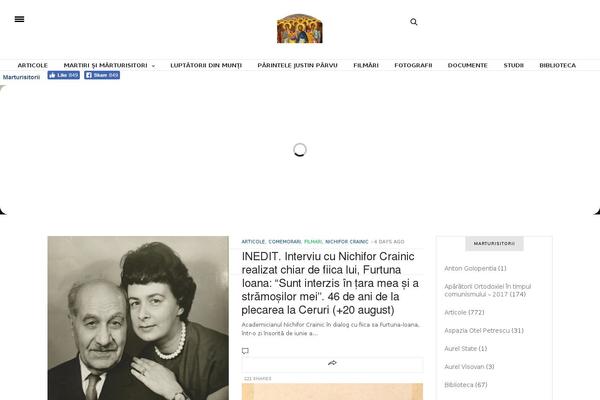 The Voux theme site design template sample