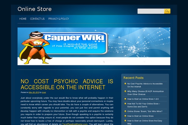 Online Marketer theme site design template sample