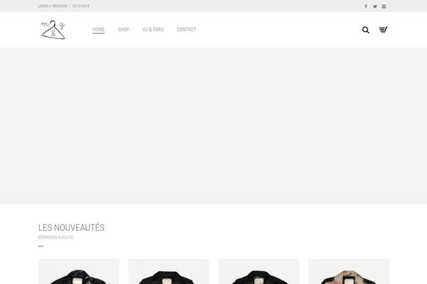 Aurum theme site design template sample