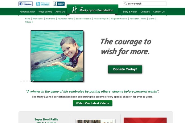 martylyonsfoundation.org site used Mlf