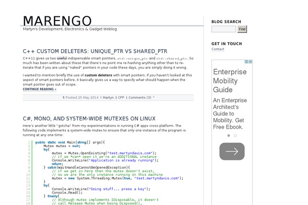 blog.txt theme site design template sample