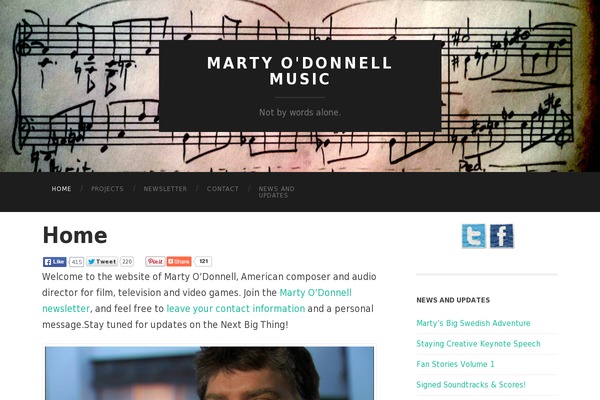 Hemingway theme site design template sample