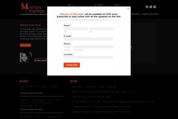 Site using Contact Form Maker plugin