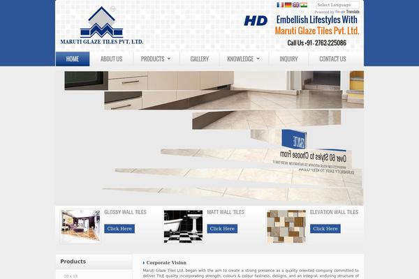 Site using Google Language Translator plugin