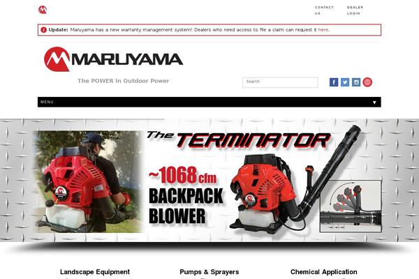 maruyama-us.com site used Maruyama-2.0