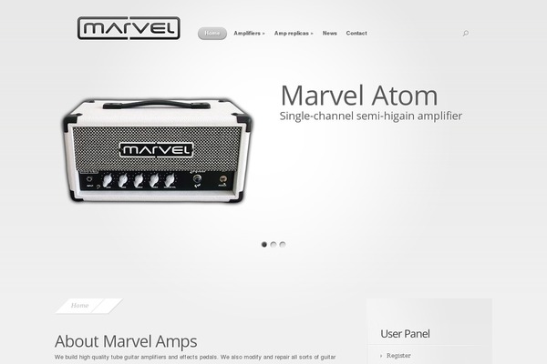 Nova theme site design template sample