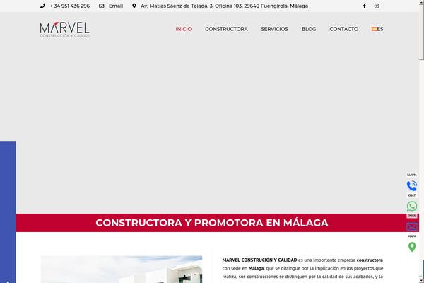 marvelconstruccion.es site used Constructo-child
