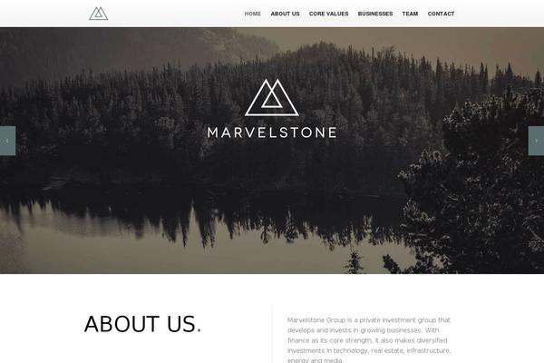 Scroller theme site design template sample