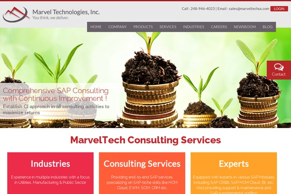 Progress theme site design template sample