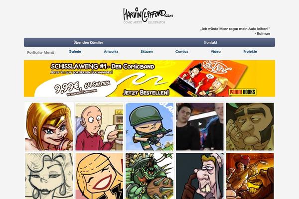 marvinclifford.com site used Simadesign