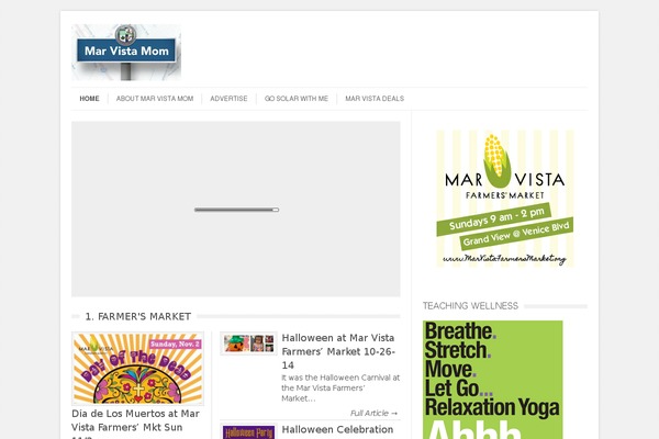 Leaf theme site design template sample