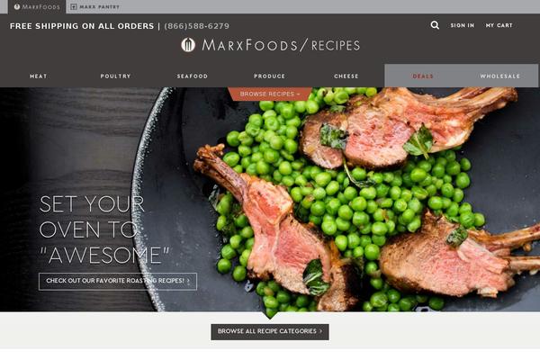 X Child theme site design template sample