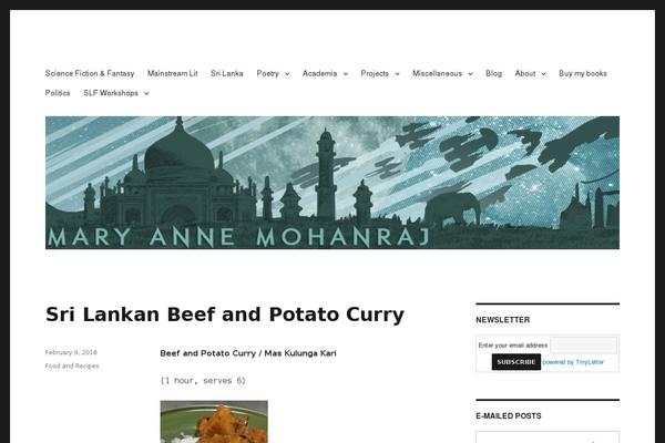Twentythirteen Child theme site design template sample
