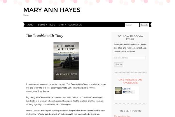 Adelle theme site design template sample