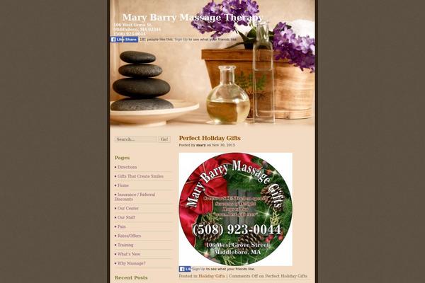 Spa theme site design template sample