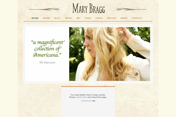 Site using Audiotheme plugin
