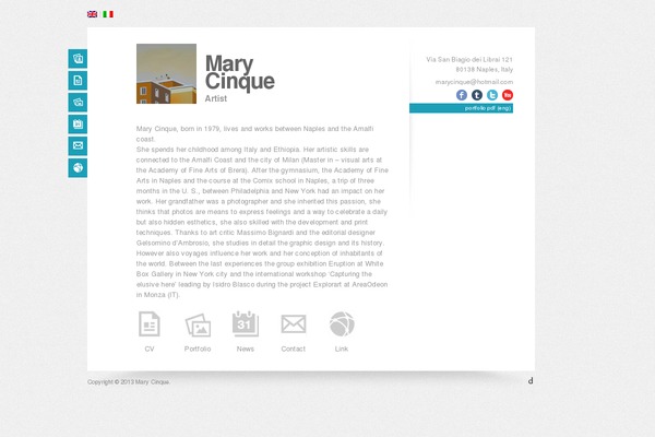 marycinque.it site used Biopic