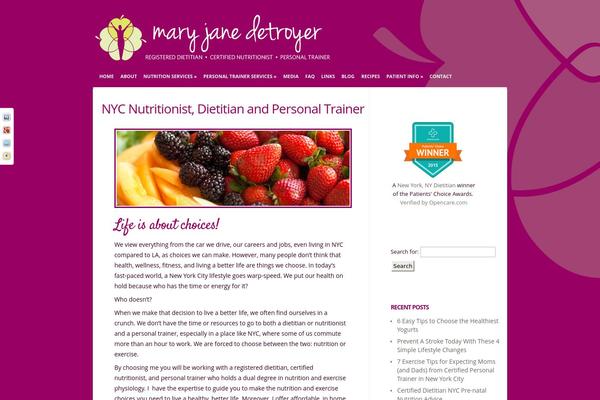 Flexible theme site design template sample