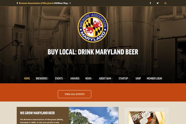 marylandbeer.org site used Mdbrew-pro