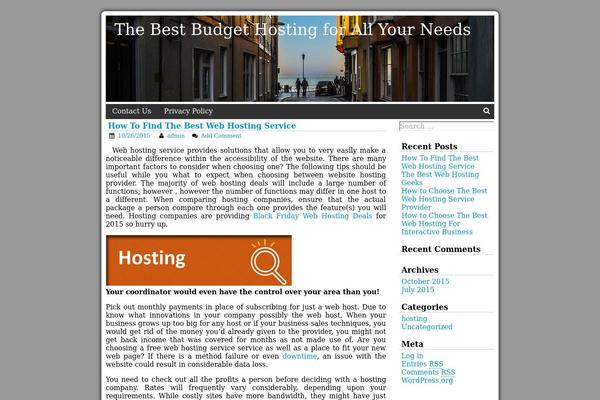 Azul Silver theme site design template sample
