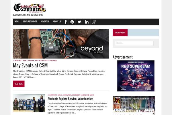MH Newsdesk lite theme site design template sample