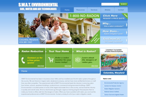 marylandradonmitigation.com site used Theme951