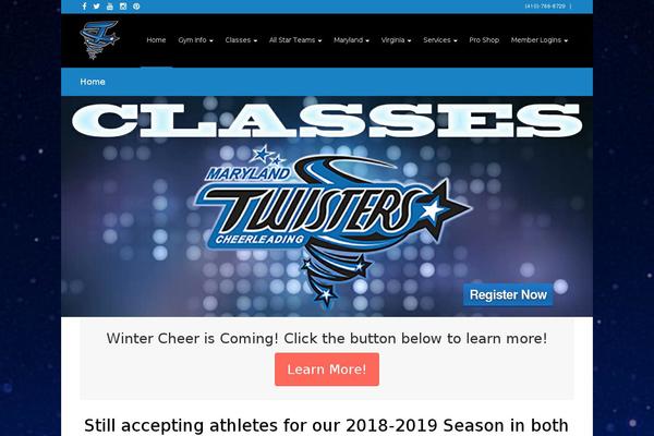 Progress theme site design template sample