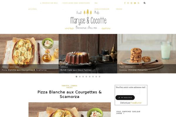 Alder theme site design template sample