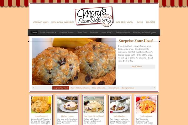 Restaurant theme site design template sample