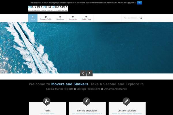 Metropolis theme site design template sample