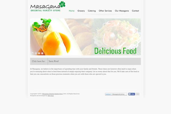 Deluxe theme site design template sample