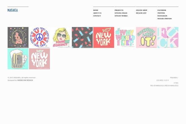 Squaregrid theme site design template sample