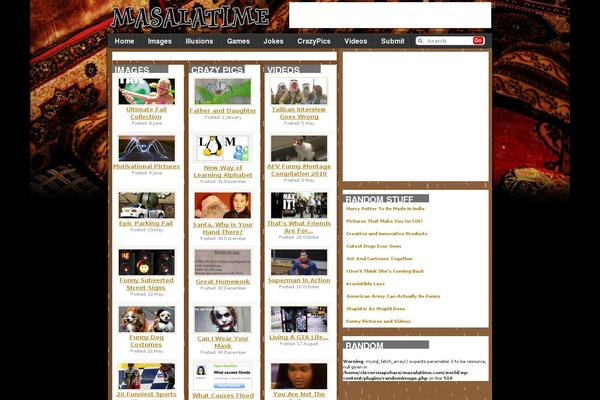 Cutline 3 Column Split theme site design template sample