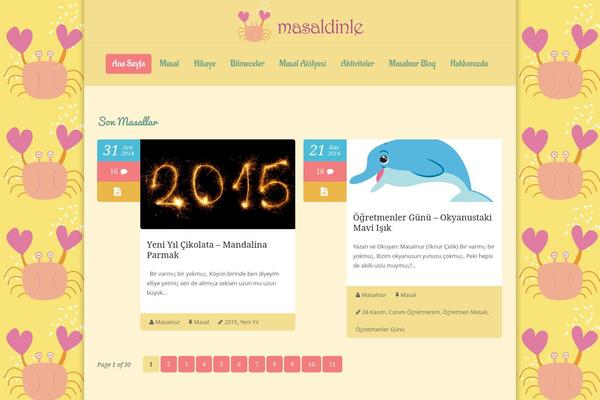 Kids Zone theme site design template sample
