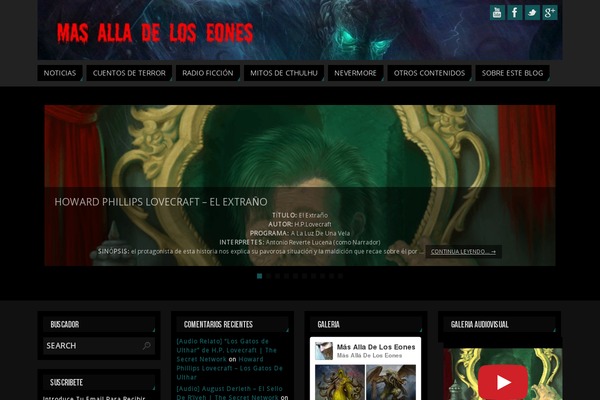 Parabola theme site design template sample