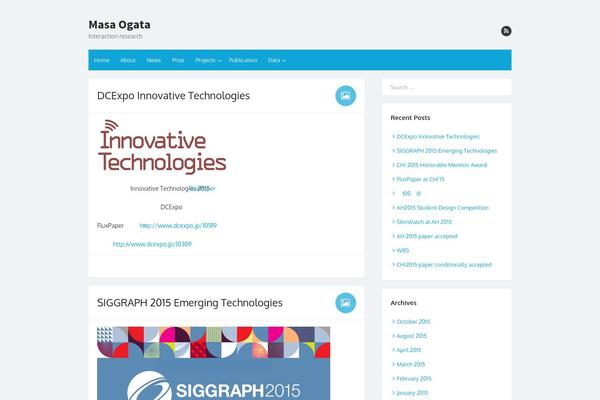 The Box theme site design template sample
