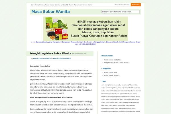 masasuburwanita.com site used Clockworkmint