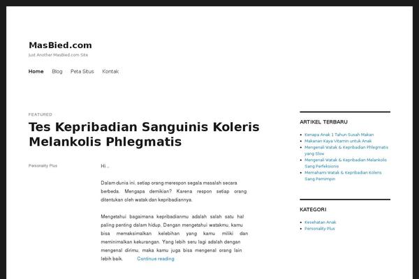 Site using Detheme_builder plugin