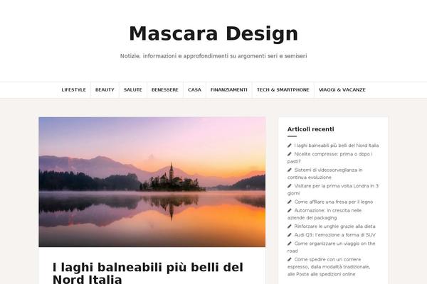 Amadeus theme site design template sample
