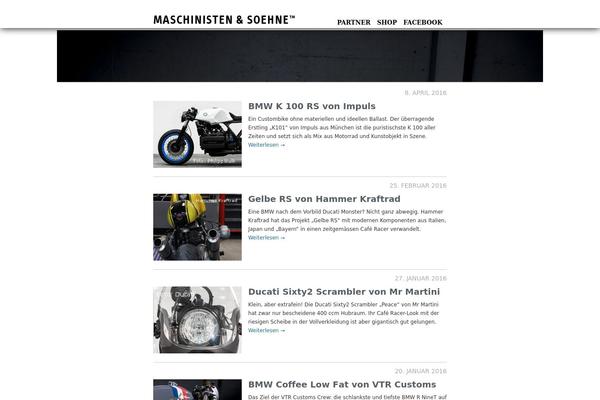 Meola theme site design template sample