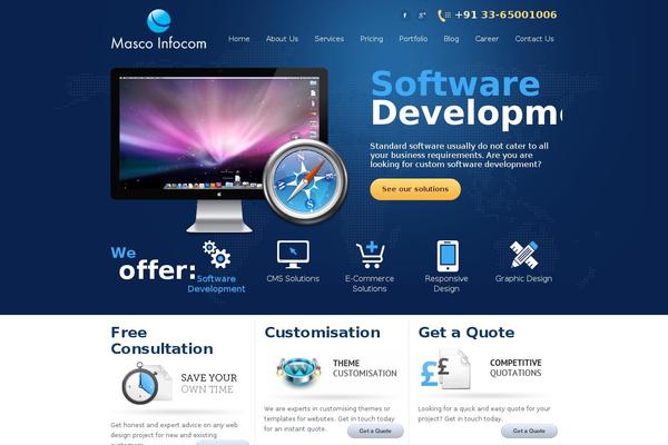 Doover theme site design template sample