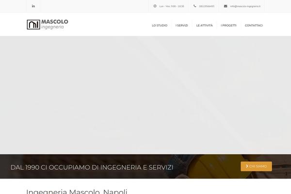 Constructo theme site design template sample