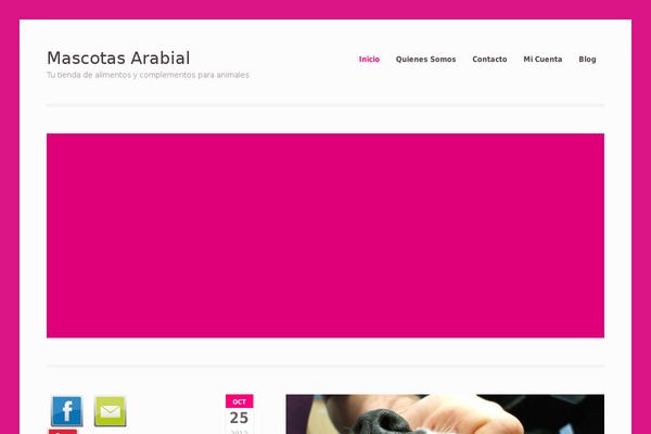 Site using Facebook plugin